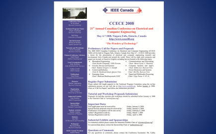 CANADIAN CONFERENCE ON ELECTRICAL AND COMPUTER ENGINEERING (IEEE)- 2008
